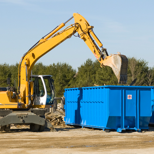 what kind of customer support is available for residential dumpster rentals in Crystal Lake Park